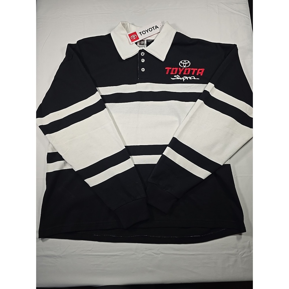 NWT Toyota Supra Long Sleeve Polo M Racing Drift‎ JDM Men's